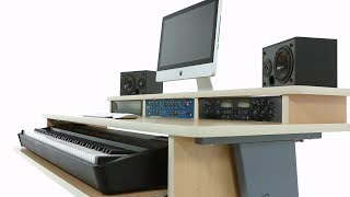 AZ2 Maple Keyboard Studio Desk [upl. by Aikehs]