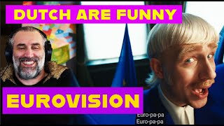 Joost Klein  Europapa  Netherlands  Eurovision 2024  ITALIAN singer REACT [upl. by Annairol]