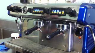 How to backflush an Expobar Espresso Machine by mahalia coffee [upl. by Brenden82]