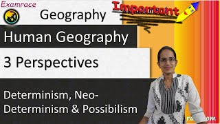 Determinism Ratzel NeoDeterminism and Possibilism Blache  3 Perspectives in Human Geography [upl. by Anedal]