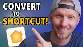 HomeKit Automations Convert to Shortcut 🤯 [upl. by Anigar]
