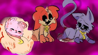 Fanchild Dogday x catnap  Poppy Playtime Chapter 3  Comic Dub [upl. by Eggleston]