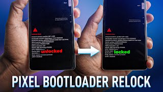 How To Relock Bootloader Google Pixel Android 14 [upl. by Frydman]