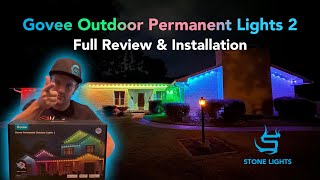 Govee Outdoor Permanent Lights 2  Full Review amp Installation Guide [upl. by Anir]