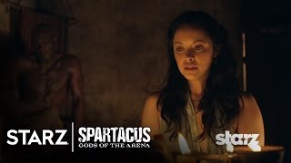 Spartacus Gods of the Arena  Episode 5 Clip The Weight of Secrets  STARZ [upl. by Alegnave]