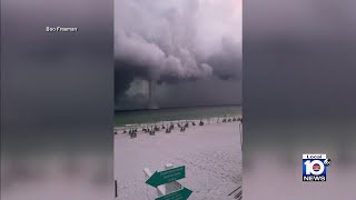 Waterspout caught on camera in Destin [upl. by Euqininod813]