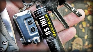 Nitecore TINI SS Самый мощный наключный фонарь в мире [upl. by Aynav]