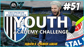 GILLINGHAM  YOUTH ACADEMY CHALLENGE  THE REFS ARE AGAINST US   EA FC  SEASON 6  EPISODE 51 [upl. by Philps]