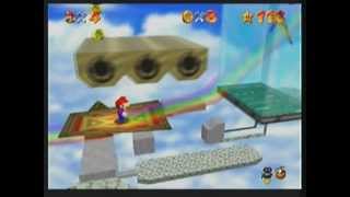 Super Mario 64 Walkthrough  Part 26  Rainbow Ride [upl. by Vevay761]