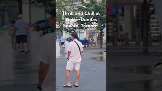 Thrill and Chill at YongeDundas Square Toronto shorts ytshorts relatable [upl. by Seidule339]