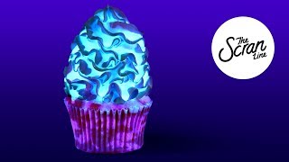 NEON GALAXY CUPCAKES  The Scran Line [upl. by Brotherson]