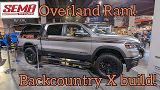 Ram 1500 Backcountry X overland build SEMA SHOW 2022 [upl. by Milli]