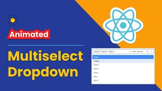 React Multiselect Dropdown Tutorial How to Create Animated MultiSelect Dropdown in React [upl. by Belcher]