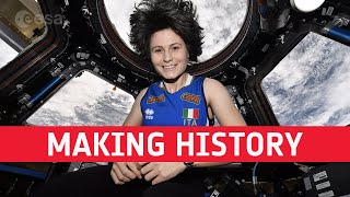 ESA astronaut Samantha Cristoforetti becomes the new International Space Station commander shorts [upl. by Nagle23]