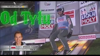 Kamil Stoch 140 m Bischofshofen od tyÅ‚u [upl. by Zina801]