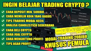 Belajar Trading Crypto Dari NOL di Tokocrypto Modal 20ribu [upl. by Ettelorahc]