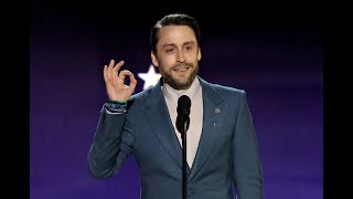 Kieran Culkin wins quotBest Actor in a Drama Seriesquot at the 29th Annual Critics Choice Awards [upl. by Adall]