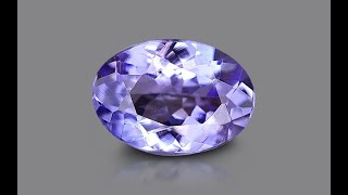 Tanzanite  072 carats [upl. by Aicemed]