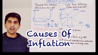 Y1 25 Causes of Inflation  Demand Pull and Cost Push Inflation [upl. by Ariada]