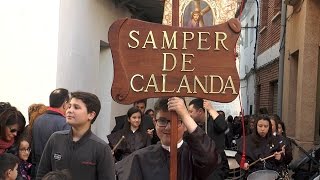 La Comarcatv  La Ruta desfila y rompe la hora en Samper de Calanda [upl. by Vin]