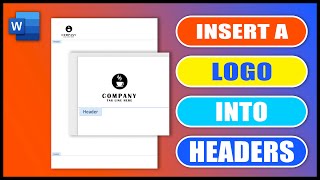 Insert a Logo into the Headers In Word  Word Tutorials [upl. by Ecnadnac124]