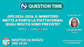 GPS 20242026 il Ministero mette a punto la piattaforma quali novità sono previste [upl. by Donaghue]