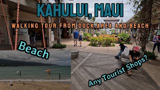 Uncovering Kahului Maui Dock Area Walking Tour and Beach Surprise [upl. by Ynalem182]