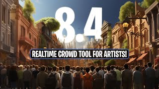 iClone 84  Cinematic Crowd Tool For Realtime Animation [upl. by Hortense]