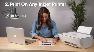 How to Use Sticker Paper for Inkjet Printers by PPD [upl. by Atinor]