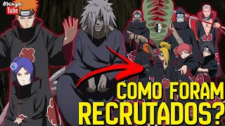 COMO CADA MEMBRO DA AKATSUKI FOI RECRUTADO [upl. by Konstance]