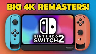 HUGE Nintendo Remasters Coming to Nintendo Switch 2 Rumor [upl. by Skardol]