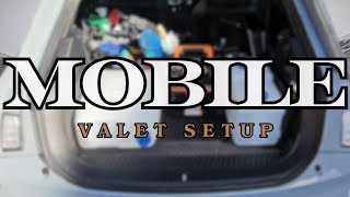 SMALL MOBILE DETAILING SETUP [upl. by Alliuqahs]