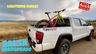 Salsa Beargrease 2021  First Ride Impressions  Carbon Fat Bike [upl. by Otsirave]