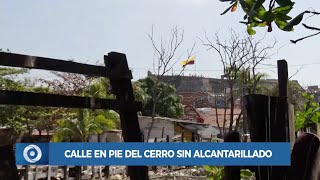 La calle que en plena zona turística de Cartagena aún no tiene alcantarillado [upl. by Llednohs]