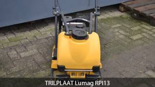 TRILPLAAT Lumag RPI13 [upl. by Nref]