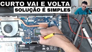 CURTO DESAPARECE E VOLTA SEM MOTIVO ALGUM NOTEBOOK LENOVO S145 [upl. by Anigar]