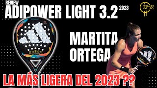 Adidas ADIPOWER LIGHT 32 2023 de Martita OrtegaUna pala con mucho CONTROL padel [upl. by Wivina]