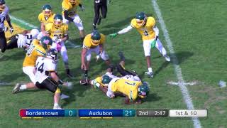 Football 2017 Bordentown vs Audubon [upl. by Baynebridge]