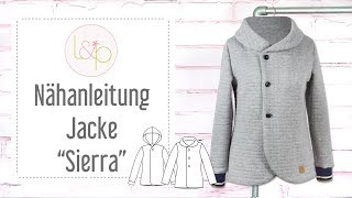 Nähanleitung lillesol Jacke Sierra  eine Jacke mit Kragen nähen [upl. by Rey]