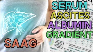 SERUM ASCITES ALBUMIN GRADIENT MADE EASY  SAAG EXPLAINED [upl. by Ives]