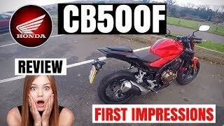 HONDA CB500F  Review  First impression [upl. by Olsson]