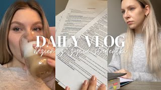 DAILY VLOG  produktywny dzień nauka realistyczny dzień z życia studentki fizjoterapii [upl. by Anoirb]