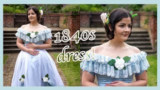 Making an 1840s dress Part II [upl. by Cade230]