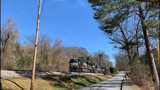 NS 4525 Leads NS 27A Thru Norcross GA 2152024 [upl. by Baylor]