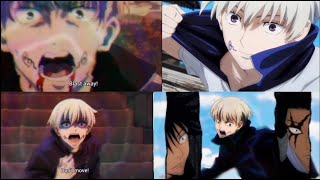 Toge Inumaki using his cursed speech technique compilation Jujutsu Kaisen eps 1  19 [upl. by Anselmo]