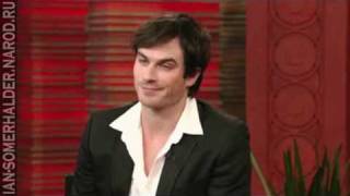 Ian Somerhalder at Live with Regis and Kelly 18012010 [upl. by Brawley455]