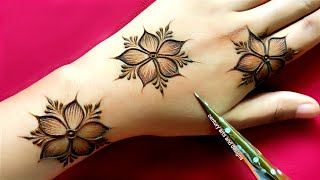 New beautiful stylish mehndi design  Back hand mehndi design simple mehndi  mehndi design mehndi [upl. by Ithaman478]