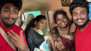 🥺FInally அம்மாவ பார்க போறோம்  SARITHRA papa Happy 🥳  PART 1 Travel Vlog  JeSuFamily [upl. by Ennaeel]