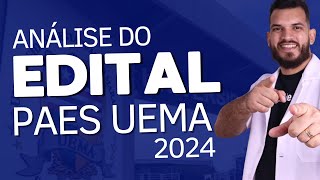 Edital PAES UEMA 2024  Comentário geral [upl. by Anaiad800]