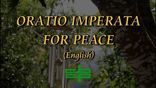 ♥ ORATIO IMPERATA FOR PEACE English ♥ [upl. by Corty789]